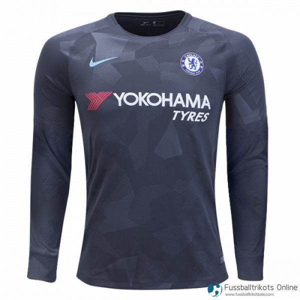 Chelsea Trikot Ausweich ML 2017-18 Fussballtrikots Günstig